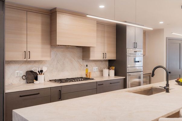 Interior, Kitchen, Recessed Lighting, Stainless Steel Appliances