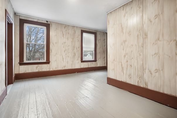 Empty room, Interior, Wood Texture Flooring, Wooden Walls