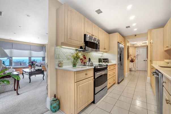 Interior, Kitchen, Recessed Lighting, Stainless Steel Appliances