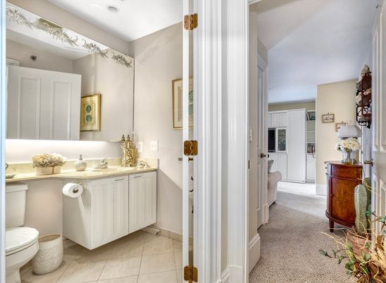 Bathroom, Interior, Recessed Lighting