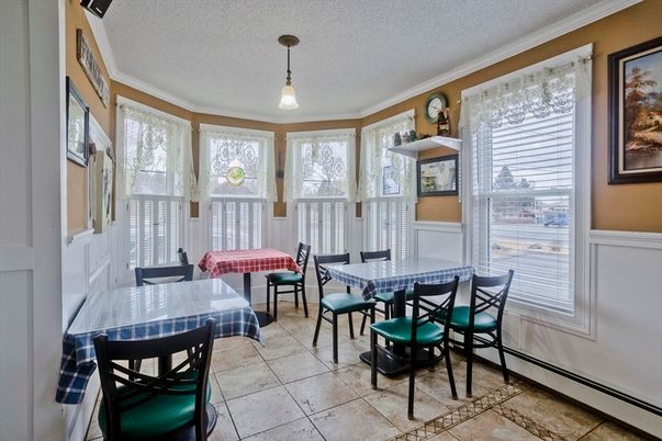 Dining room, Interior, Pendant Lights
