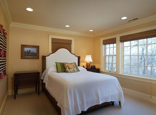 Bedroom, Interior, Recessed Lighting