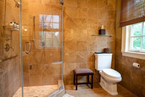 Bathroom, Glass Shower, Interior
