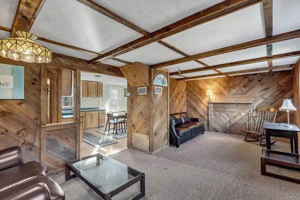 Interior, Wooden Beams, Wooden Walls