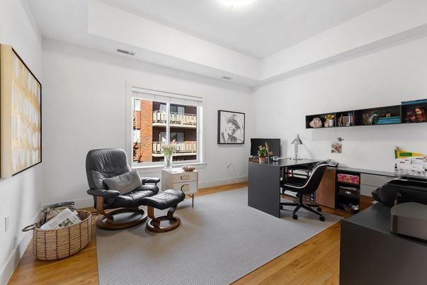 Home Office, Interior, Wood Texture Flooring