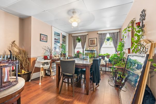 Dining room, Interior, Wood Texture Flooring