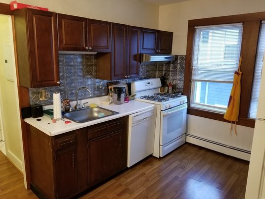 Interior, Kitchen, Wood Texture Flooring
