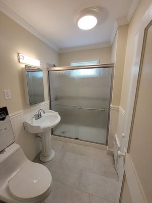 Bathroom, Glass Shower, Interior