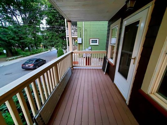 Exterior, Wood Texture Flooring