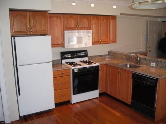 Interior, Kitchen, Pendant Lights, Wood Texture Flooring
