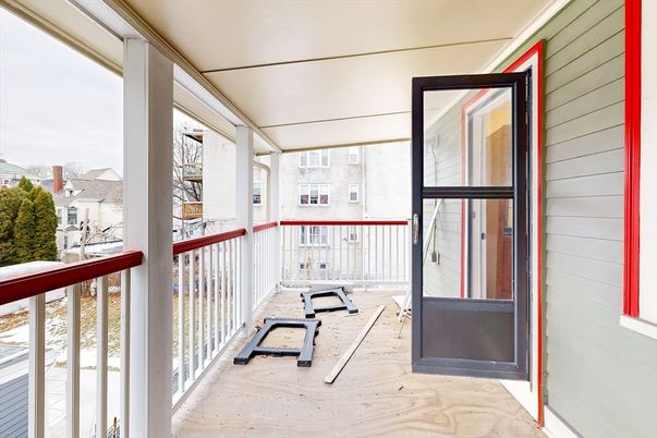 Exterior, Wood Texture Flooring