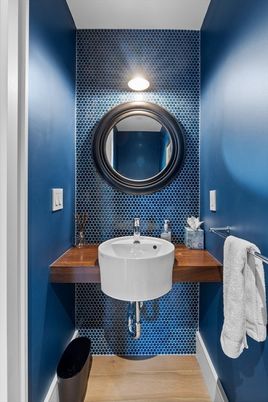 Bathroom, Interior, Wood Texture Flooring