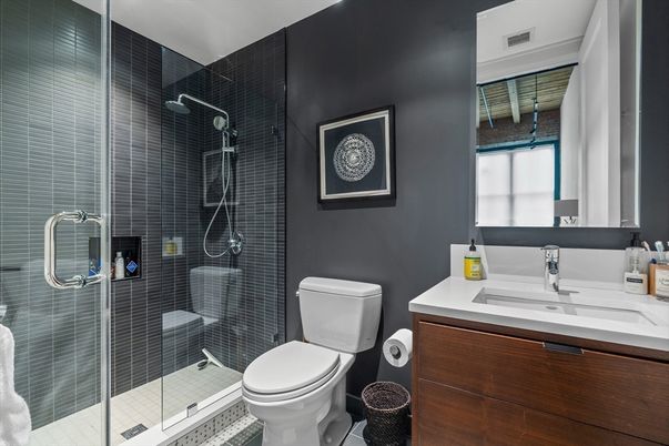 Bathroom, Glass Shower, Interior