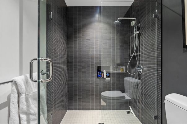 Bathroom, Glass Shower, Interior