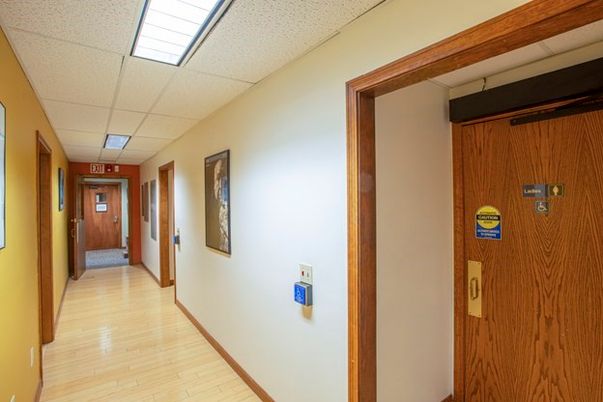 Elevator, Interior, Recessed Lighting, Wood Texture Flooring, Wooden Walls