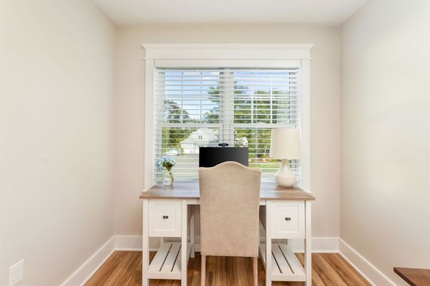 Home Office, Interior, Wood Texture Flooring