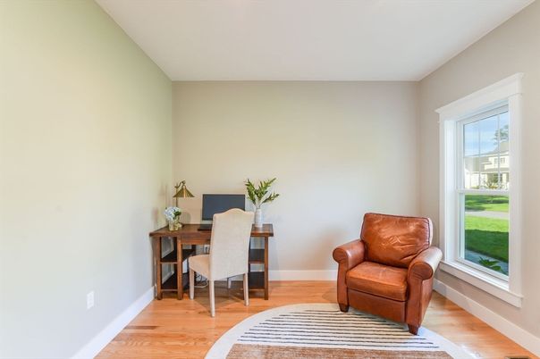 Home Office, Interior, Wood Texture Flooring