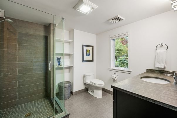 Bathroom, Glass Shower, Interior