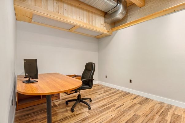 Home Office, Interior, Wooden Beams, Wood Texture Flooring
