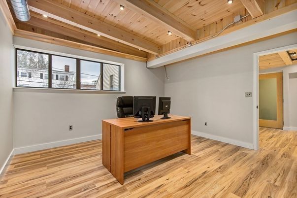 Home Office, Interior, Wooden Beams, Wooden Ceilings, Wood Texture Flooring