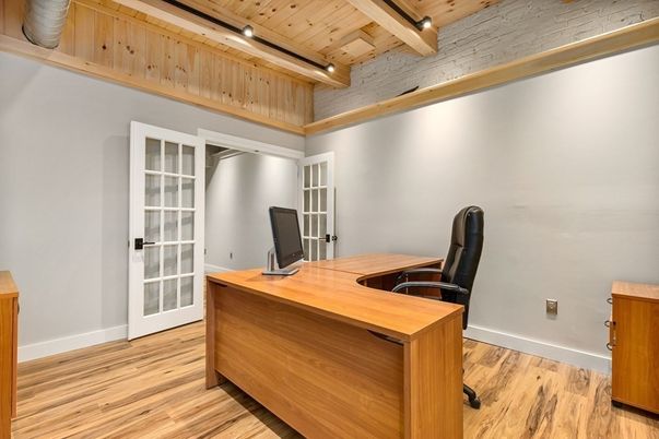 Home Office, Interior, Wooden Beams, Wooden Ceilings, Wood Texture Flooring
