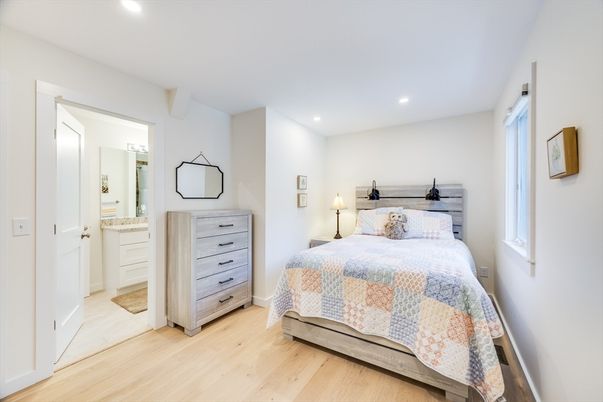 Bathroom, Bedroom, Interior, Recessed Lighting, Wood Texture Flooring