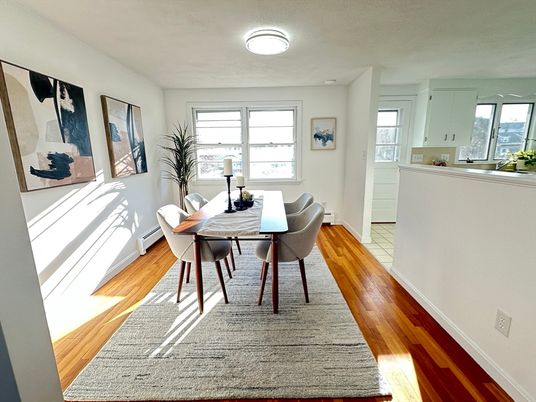 Dining room, Interior, Wood Texture Flooring