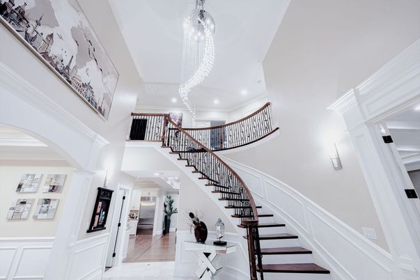 Chandelier, Interior, Recessed Lighting, Wood Texture Flooring