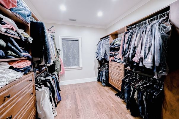 Interior, Recessed Lighting, Walk-in Closets, Wood Texture Flooring