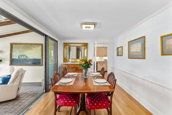 Dining room, Interior, Wood Texture Flooring