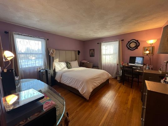 Bedroom, Home Office, Interior, Wood Texture Flooring