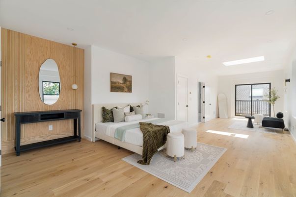 Bedroom, Interior, Wood Texture Flooring