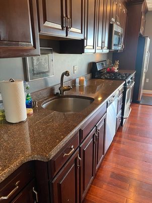 Interior, Kitchen, Wood Texture Flooring