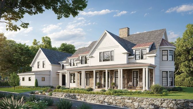 Exterior, Facade, Farmhouse