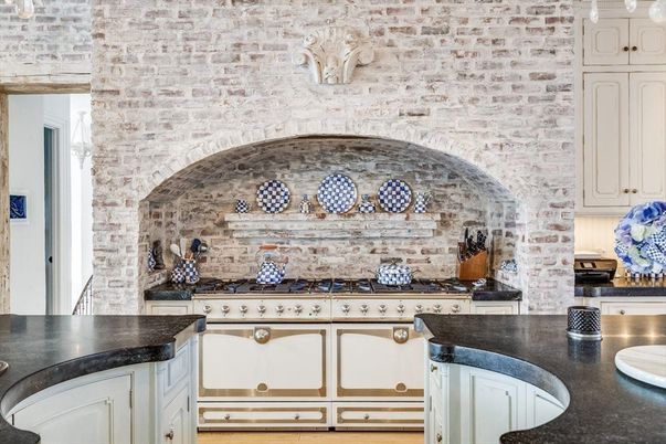 Interior, Kitchen, Stone Walls