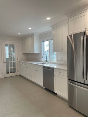 Interior, Kitchen, Recessed Lighting, Stainless Steel Appliances