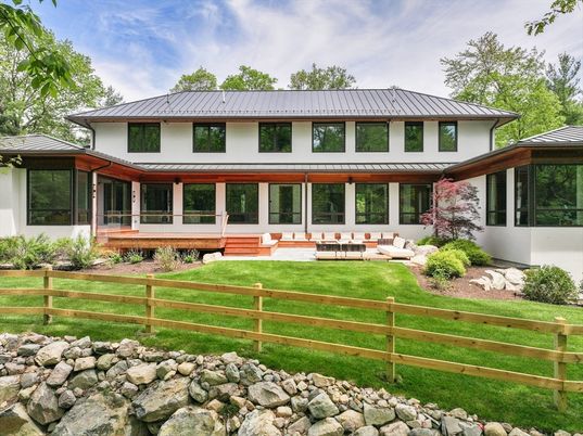 Backyard, Exterior, Facade, Farmhouse