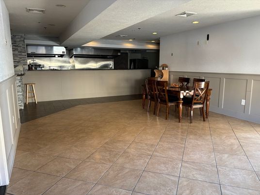 Dining room, Interior, Kitchen, Recessed Lighting, Stainless Steel Appliances