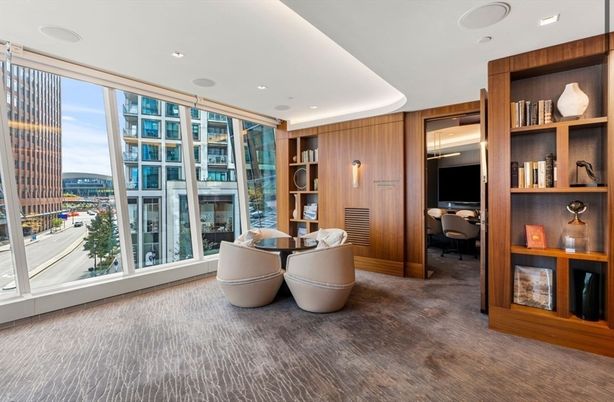 Home Office, Interior, Recessed Lighting