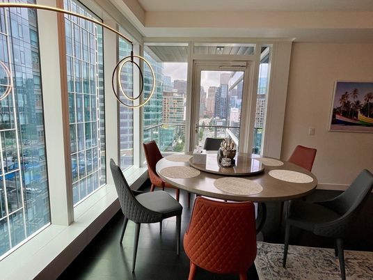 Dining room, Interior, Wood Texture Flooring
