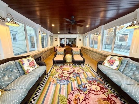 Interior, Living room, Recessed Lighting, Wooden Ceilings