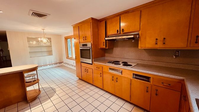 Chandelier, Interior, Kitchen