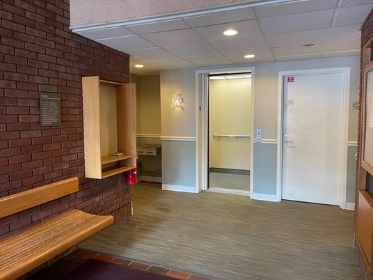 Interior, Recessed Lighting, Stone Walls