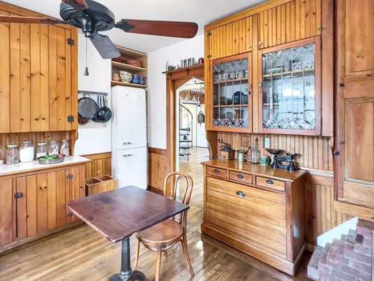 Dining room, Interior, Wood Texture Flooring