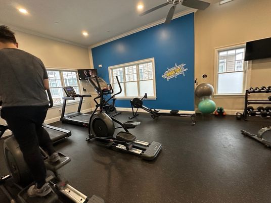 Fitness Equipment, Interior, Recessed Lighting
