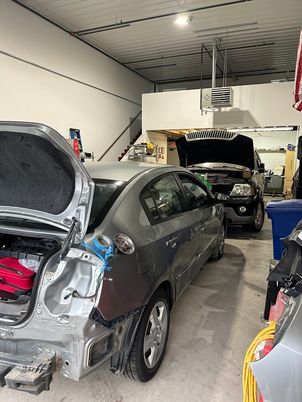 Garage, Interior, Recessed Lighting
