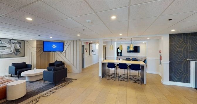 Interior, Kitchen, Living room, Pendant Lights, Recessed Lighting, Wood Texture Flooring