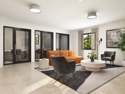 Interior, Living room, Recessed Lighting