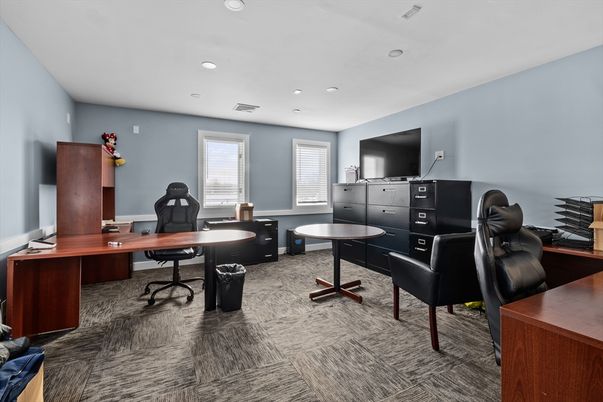 Home Office, Interior, Recessed Lighting
