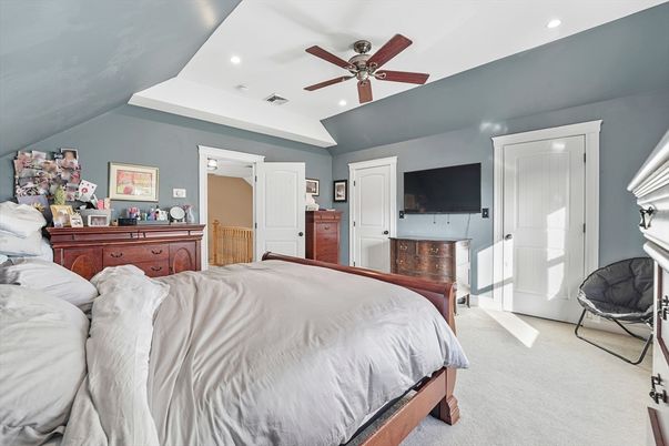 Bedroom, Interior, Recessed Lighting